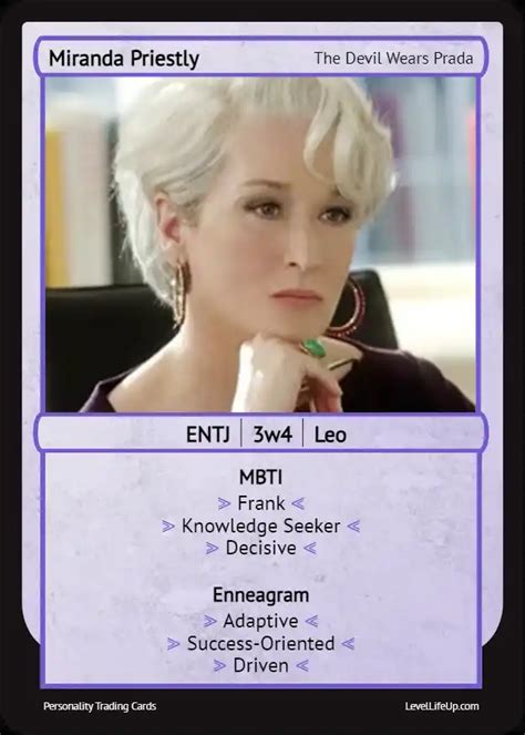 miranda priestly personality